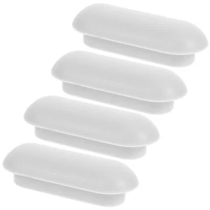 4x Parachoques transparentes para asiento de inodoro Parachoques para asiento de inodoro Tapa de inodoro Espaciadores amortiguadores de asiento - Imagen 1 de 12