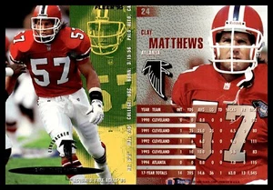 Fleer Clay Matthews 1995 #24 USC Trojans/Cleveland Browns/Atlanta Falcons - Imagen 1 de 2