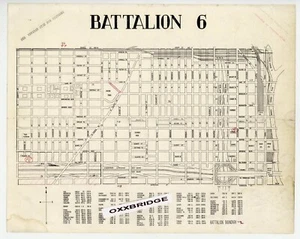 Chicago Fire Battalion Map 1949 Vintage 11x14 CFD Firefighting West Side XL108 - Bild 1 von 2