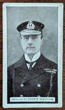 1915 WILLS  WW1 Cigarette Card Britain’s Defenders  #6 Admiral Sir John Jellicoe