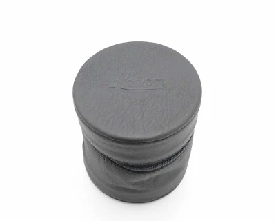Leica Black Leather Lens Case 3.25" x 3.00" Leitz (#17760) - Image 1 of 4