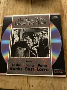LD Laserdisc ALFRED HITCHOCK'S 1934 THE MAN WHO KNOW TOO MUCH Leslie Banks - Bild 1 von 4