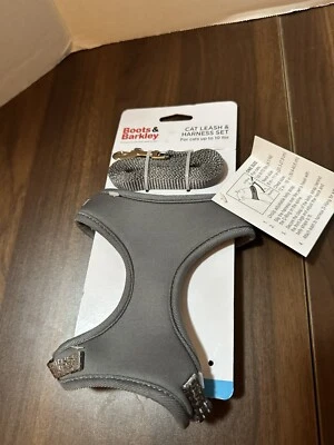 Unopened Boots & Barkley Gray Cat Leash & Harness Set For Cat Up To 10 LBS - Image 1 of 4