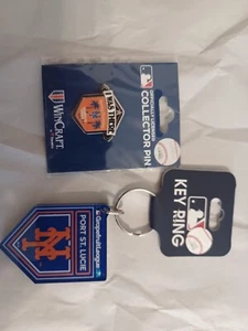 NY Mets Spring Training 2024 Pin & Keychain  - Picture 1 of 1