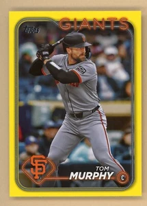 Tom Murphy - 2024 Topps Update #US170 - Yellow Parallel - Giants - Picture 1 of 2