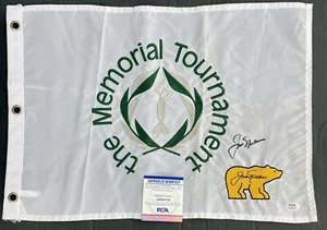 Jack Nicklaus Signed Autographed The Memorial LE Flag Psa/Dna Coa Golden Bear - Picture 1 of 3