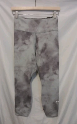 NIKE ONE ICON TIGHT FIT TRAINING Capri LEGGINGS DA0339-084 Women Small Mid Rise - Image 1 of 4
