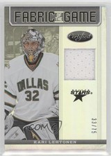 2012-13 Certified Fabric of the Game Mirror Hot Box /75 Kari Lehtonen #FOG-KL