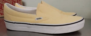 Zapatillas Vans clásicas sin cordones de lona para hombre y mujer - Golden Haze/True White - Imagen 1 de 10