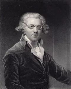 SIR JOSHUA REYNOLDS 1835 incisione Joshua Reynolds pinx scultura bianco possel - Foto 1 di 4