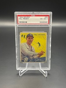1934 Goudey Hal Trosky #76 PSA 4 VG EX Cleveland Indians