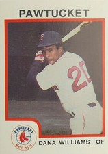 1987 Pawtucket Red Sox ProCards Minor League #76 DANA WILLIAMS (A)