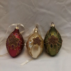 3 Gumps San Francisco Ornaments - Picture 1 of 7