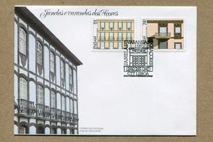 PORTUGAL First Day Cover Series. Janelas e varandas Dos Acores 1987 FDC - Picture 1 of 2