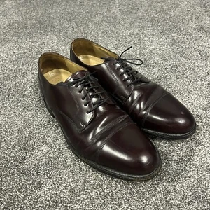 Bostonian Classics 22158 Cap Toe Dress Oxfords Mens US 10.5D Burgundy - Picture 1 of 9