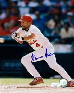 Fernando Vina St. Louis Cardinals Signed 8x10 Glossy Photo JSA Authenticated - Picture 1 of 2