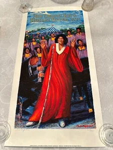 New Orleans Jazz Fest Signed, numbered, Remarque 2003 poster, Mahalia Jackson - Picture 1 of 3