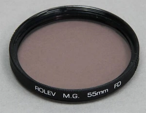 55mm Screw-In Filter ROLEV M.G. FD Fluorescent-Daylight Color Correction - Picture 1 of 1