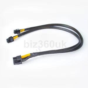 10pin to 6+6pin Power Cable for HP ProLiant DL380 G9 and NVIDIA K6000 GPU 50cm - Picture 1 of 6