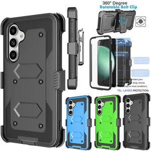 Funda con clip para cinturón y protector de pantalla para Samsung Galaxy S23 FE 5G - Imagen 1 de 38