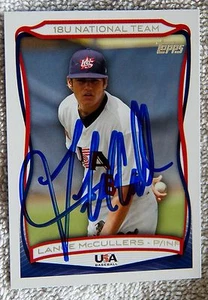 Lance McCullers Jr. Signed 2010 Topps USA Baseball Card Auto Houston Astros  - Picture 1 of 1