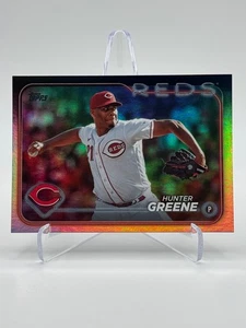 2024 Topps Series 1 #119 HUNTER GREENE | Rainbow Foil - Picture 1 of 2