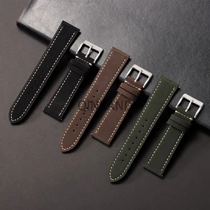 Correa de Reloj Fossil, Ajuste Rápido Clásico Cuero Genuino 18/20/22mm Correa Universal - Imagen 1 de 17