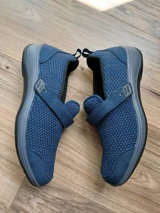 Orthofeet Orthopedic Quincy 823 Blue Woman's Slip On Sz 6.5 X-Wide 2E No Insoles - Picture 1 of 10