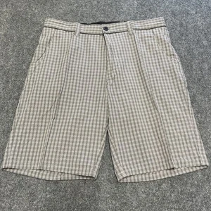 Travis Mathew Golfshorts Herren Gr. 34 grau kariert leichte Chino Shorts - Bild 1 von 12