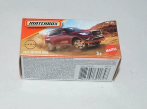 MATCHBOX 2025 POWER GRABAG 54/125 - 2022 INFINITI QX80 RED - Picture 1 of 4