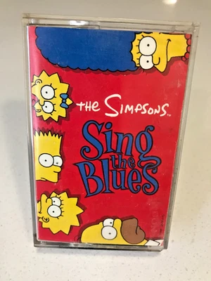 The Simpsons Sing the Blues Cassette 1990 Rare Collection Gift Fan OOP Tape Bart Foto 1 de 4