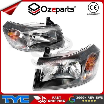 Ford Transit Van VH 2000~2002 Pair LH+RH Head Light Lamp *Upgrade to 02~06 - Image 1 of 4