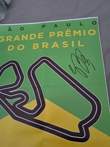 Gabriel Bortoleto handsignierter Sao Paulo Leinwanddruck - Bild 1 von 4