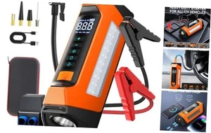 Car Jumptarter with Air Compressor 6000A, 800 Lumen LED Light and 180PI S - Picture 1 of 7