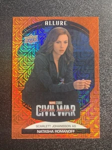 Upper Deck Marvel Allure 2022 🔥 Sunrise Scarlett Johanson Black Widow #46 🔥 - Imagen 1 de 2