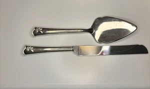 Lenox Opal Innocence Kuchen Servier Set Edelstahl Klinge versilbert in Box  - Bild 1 von 8