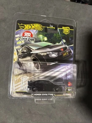 Protector de 0/5 pulgadas Hot Wheels Premium '07 Honda Civic Type R Ronin Chase 2025 Foto 1 de 4