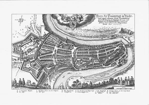 BERNA Vintage Antique German Geographic Urban Map Art Print !!! - Picture 1 of 1