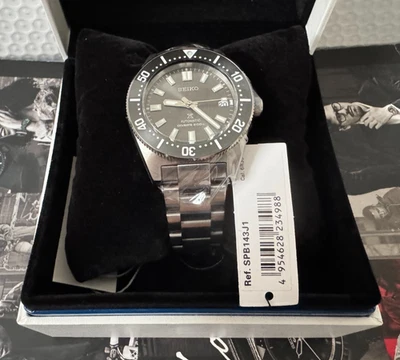 Seiko Prospex HERITAGE DIVER'S WATCH Charcoal Dial (with box)  SPB143J1 - Image 1 of 4