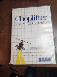 Choplifter Sega Master System with box - Picture 1 of 2