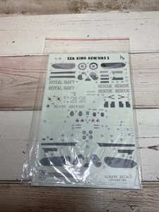 ALMARK DECALS #S-16 SEA KING AEW/HAS 5, Maßstab 1/72. Vintage NOS. - Bild 1 von 4