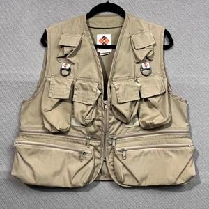 Chaleco Safari Columbia Mediano* Años 70 80 Pesca Caza Fotografía Aire Libre De Colección - Imagen 1 de 16