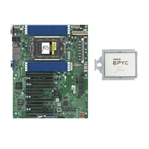 Supermicro H12SSL-i Motherboard, AMD EPYC 7B13 CPU 64 Core (OEM version of 7763) - Picture 1 of 4