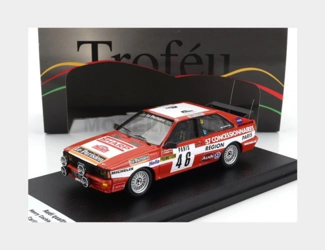 1 43 TROFEU Audi Quattro #46 Rally Montecarlo 1982 Henry Cochin Morin TRRFR72