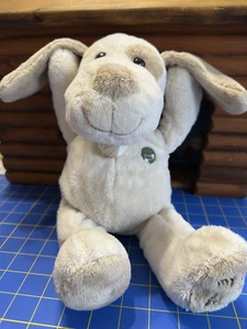 MY FIRST HARRODS PUPPY DOG Cream & Light Cocoa Plush Floppy Soft Hug Toy 14 in - Picture 1 of 18