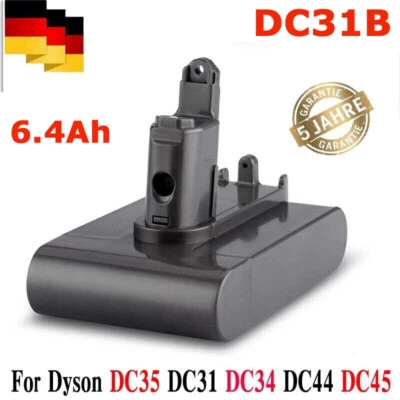 6400mAh Akku Für Dyson DC44 Animal DC31 Type B DC35 DC34 DC45 DC43H Animal Pro - Bild 1 von 4