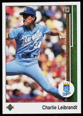 1989 Upper Deck Charlie Leibrandt Kansas City Royals #637 - Image 1 of 2