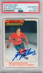 1978-79 O-Pee-Chee #3 signed Guy Lafleur Montreal Canadiens PSA/DNA auto - Picture 1 of 1