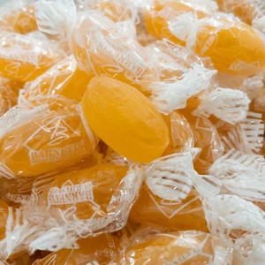 BARNETTS SHERBET ORANGE Pick & Mix Classic Vegetarian Hard Boiled Sweets Wrapped - Picture 1 of 4