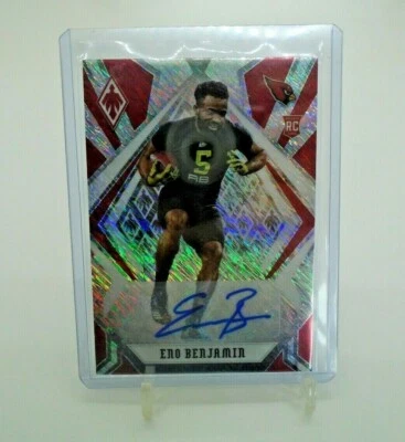 2020 PANINI PHOENIX ENO BENJAMIN RC ROOKIE AUTO TRUE 1 /1 WHITE SHIMMER - Image 1 of 4